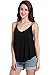 Produktbild Minetom Damen Sommer Beiläufige Ärmellos Sport T-Shirt Reizvolles Lose Gymnastik Trainingslauf Weste Halter Tank Tops Blouse Oberteile Schwarz DE 36
