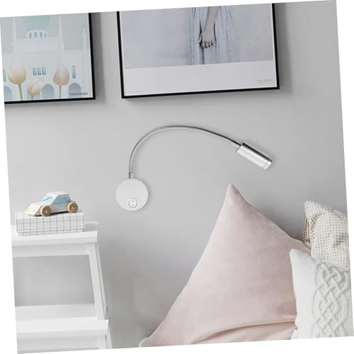 Aplique LED de lectura con brazo flexible orientable e interruptor integrado 6