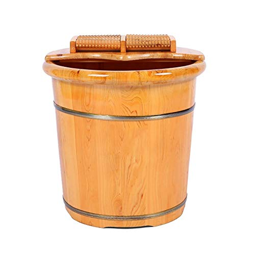 Cubeta de spa para pies de madera maciza BABYCE miniatura 6