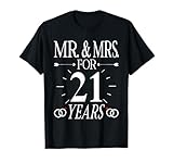 Couple Matching 21th Marriage Anniversary