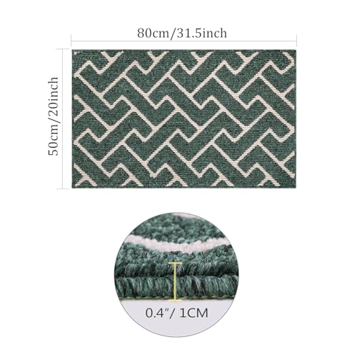 image for hicorfe Kitchen Rugs and Mats Sets,Super Absorbent Polypropylene Non-S