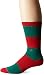 Stance Men's Cadet 2 Bold Wide Stripe Arch Support Classic Crew Sock, Green, L