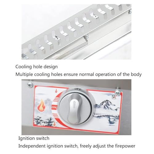 Edelstahl-Fritteuse mit hoher Kapazität für den professionellen Einsatz – kommerzielle LPG-Gas-Fritteuse – Bild 8