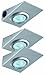 Produktbild Nice Price 3505 Home&Office Keil Unterschrankleuchte mit Schalter 3x20W G4 Eisen gebürstet 230/12V Niedervolt Küchenbeleuchtung