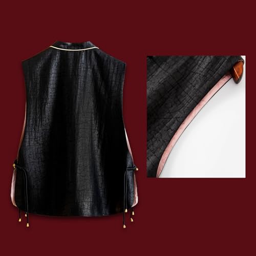 Chaleco bordado de seda HangErFeng tradicional de nube fragante para mujer 347 4
