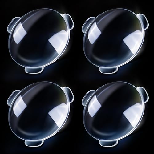 Image of Biconvex Lens Set, Pop-Tech Glass Lens Bi-Convex 34mm Diameter 45mm Focal Length Lens for DIY Google Cardboard VR
