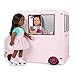 Our Generation – 18-Inch Doll Accessories – Pink Vehicle Playset – Play Food– Pretend Play 3+ Years– Sweet Stop Ice Cream Truck – Pink