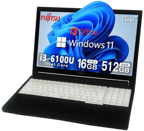 yςݕiz yeʃ:16GBځzxmʃm[gPC A5766Corei3-6100U/Office 2019/15.6C`t/10L[/DVD/USB3.0/HDMI/WI-FI/{L[{[h(܂͔)/ݑΖ d