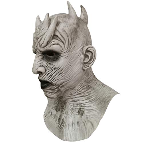 Fantasia de Halloween Cosplay Night King Zumbi Máscara de látex para festa de Halloween
