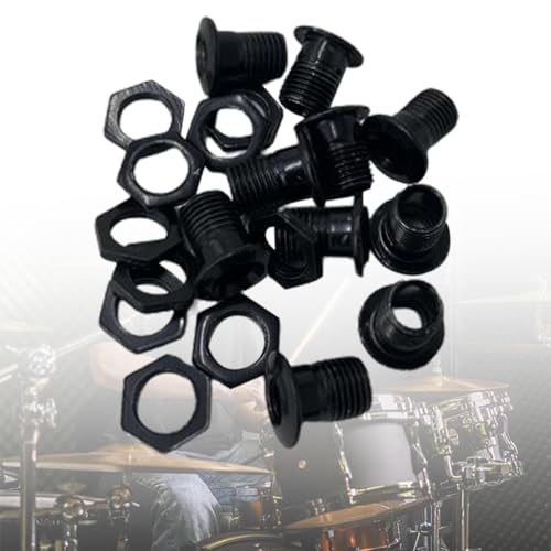 DYNWAVE Set de 10 Válvulas de Aire para Batería 1/2", partes para instrumentos de percusión, negro miniatura 4