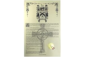 Family Noggle Coat of Arms and Family Crest with Etymology Scroll