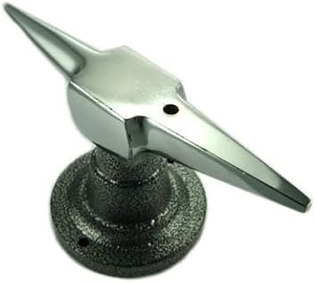 Mazbot Double Horn Anvil with Round Base - Perfect Jewelers Tool for Forming and Shaping