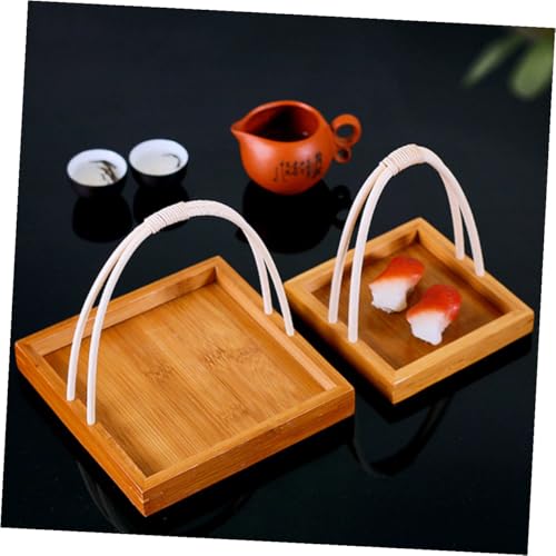 Plato pequeño japonés estilo sushi con asa miniatura 5