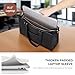 befen Black Genuine Leather Tote Bag for Women Work, Womens Totes Purse Shoulder Bags with 15.6