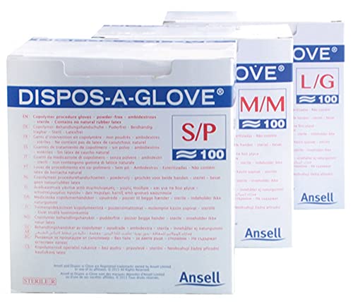 Guanti sterili in copolimero su carta - Medium