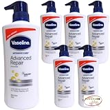 ボディローション ヴァセリン アドバンスド リペア (500ml×6本セット)合計1500ml べたつかないのにうるおった肌が一日中続く【公式・サンシャイン企画】