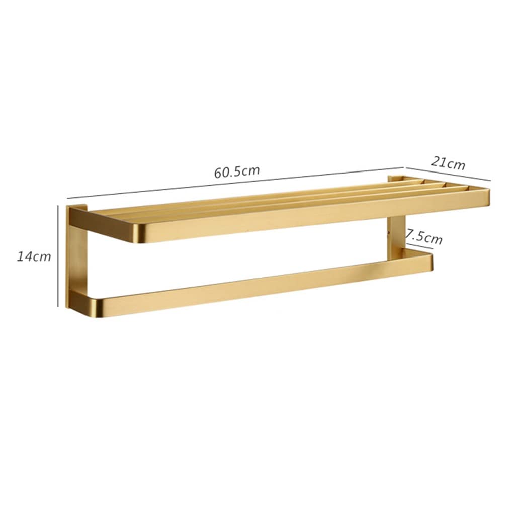 Porta asciugamani a parete, Portasciugamani, Portasciugamani da bagno Portasciugamani da parete,Accessori da bagno in ottone Barra portasciugamani in rame,Mensola da bagno,Portasciugamani,Accessori da