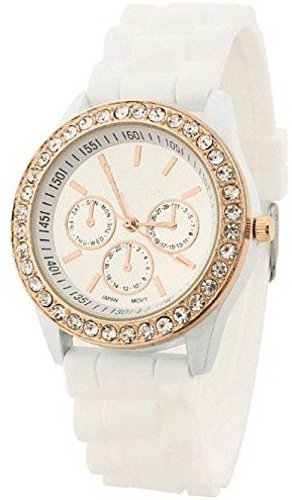 Freny Exim Analogue Girls Watch (White Dial White Colored Strap) (B073Q76G7F) Amazon Price History, Amazon Price Tracker