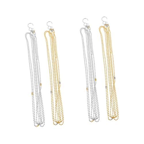 BESPORTBLE 4pcs Volleyball Net Height Measurement Chain Tool Referee Equipment for Accurate Volleyball Net Positioning Versatile Use for Outdoor Training and Sports Events