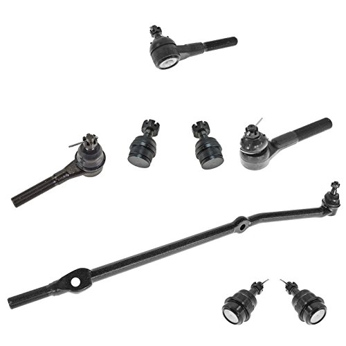 8 Piece Kit Inner Outer Tie Rod End Upper Lower Ball Joint Set for Jeep XJ MJ