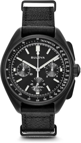Bulova Reloj analógico para Hombre. de Cuarzo con Correa en Cuero 98A186