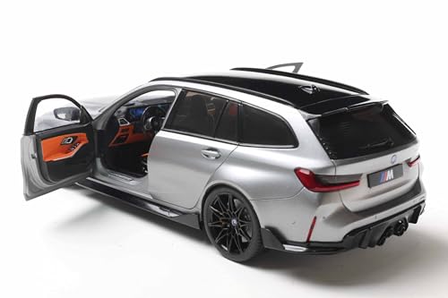 Modelo a escala 1:18 BMW M3 (G81) Touring gris Solido miniatura 5