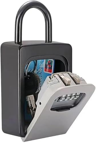Cadeado Surflock Com Segredo Guarda Chave Para Apto Pousada (Cinza)