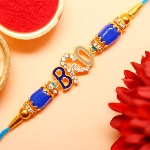 Image of JAIPUR ACE Rakhi Hamper With Chocolate Celebration Box Combo Pack, Rakshabandhan Gift Hamper For Brother With Roli Kumkum & Greeting Card (Single Rakhi Set)