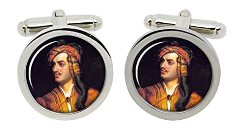 Gemelos Gift Shop Lord Byron cromo con estuche