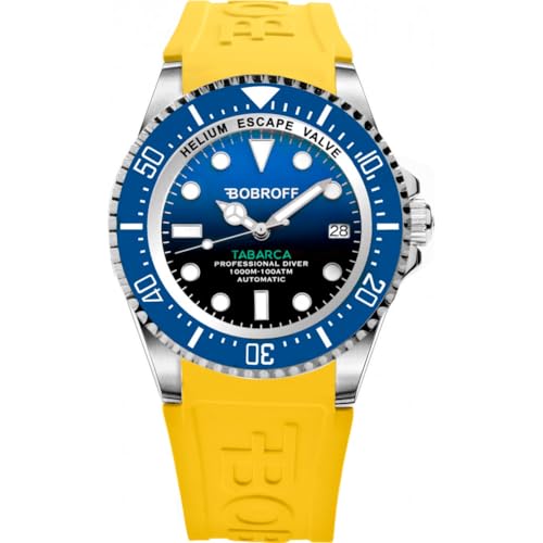 Montre homme Bobroff BF0003ba-BFSTA haut de gamme avec cadran noir et finitions soignées