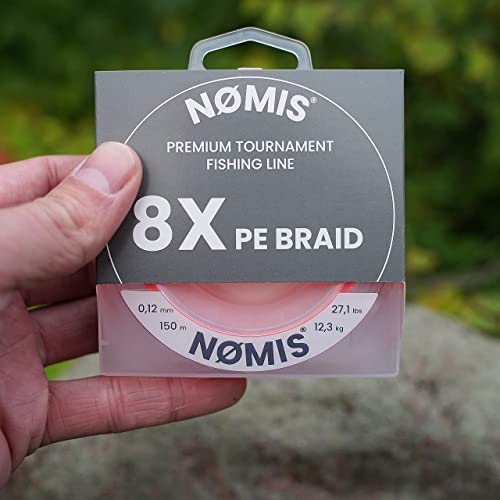NØMIS Geflochtene Angelschnur Ø 0,12-0,20 mm | 8-Fach geflochtene Angelschnur | Angelschnur Geflochten 8fach zum… – Bild 3