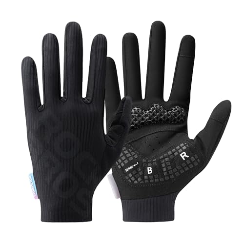ROCKBROS Cycling Gloves for Men Women 3D Gel Padded Breathable