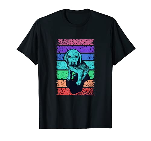 Rescue Dog Puppy Gift T-Shirt, Black