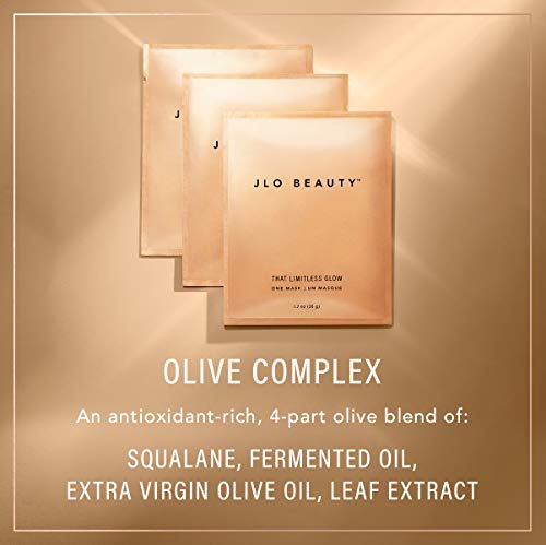 Jlo Beauty That Limitless Glow Face Mask | Visibly Tightens, Lifts, Hydrates, Plumps, & Brightens For Glowy Skin, Infused With Jlo Glow Serum #TOP2