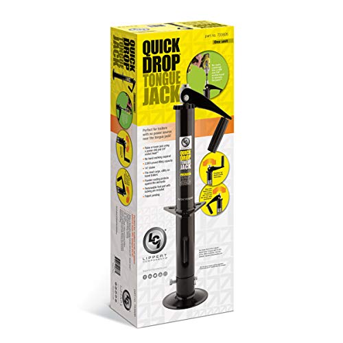 Quick Drop Tongue Jack For A-Frame Travel, Cargo, And Utility Trailers Or 5Th Wheel Rvs #TOP5