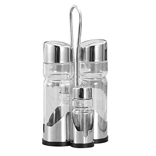 XINGYU Tanque de condimento Frasco de Vidrio de Acero Inoxidable Botella de Salsa de Soja Juego de ollas de Aceite, Adecuado para Cocina, repostar, Salsa de Soja, vinagre