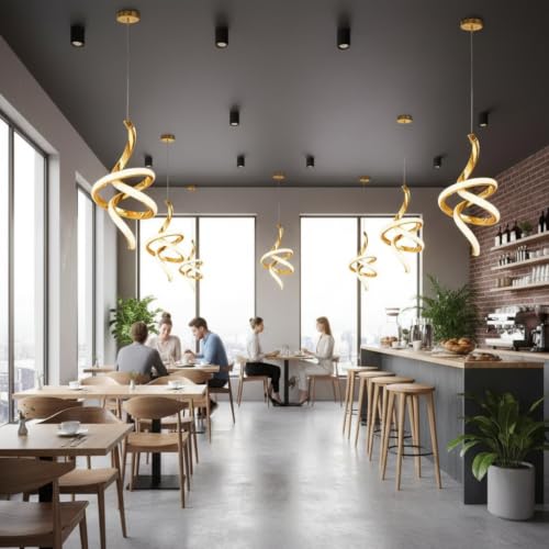 Image of BrightLyt LED Hanging Lights for Living Room /Bedside, Pendant Lights for Ceiling of Kitchen Island, Hanging Lights for Home Decoration /Dining Area /Cafe (Pack of 1)