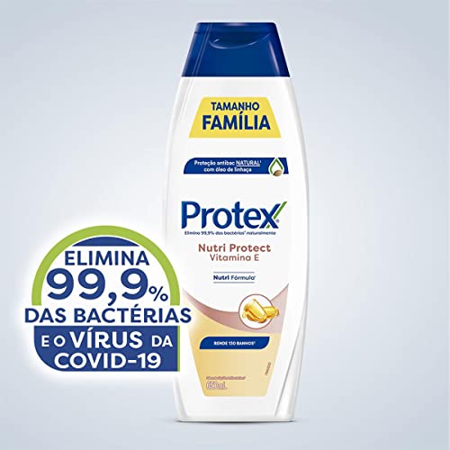 Sabonete Líquido Antibacteriano para Corpo Protex Nutri Protect Vitamina E 650ml Sabonete Líquido Antibacteriano para Corpo Protex Nutri Protect Vitamina E 650ml - Imagem 3