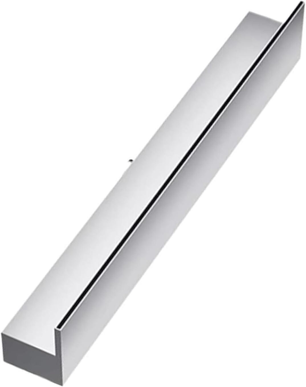 Heavy Duty Stainless Steel Waterfall Spillway for Garden Pond, Patio, Deck & Pool Fountain, Durable Outdoor Water Feature, 60 cm Silver Finish