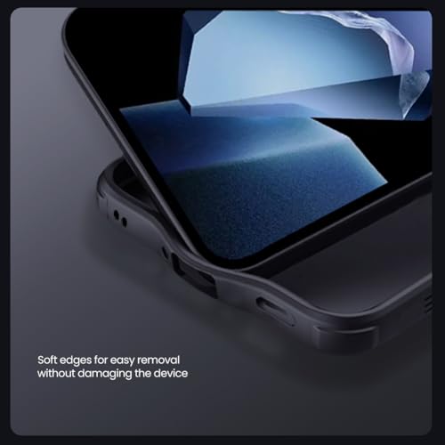 Image of PRITO Classic Series for OnePlus 15R (1+15R) Back Case with Camera Cover, [Camera Lens Protector] [Scratch-Resistant] [360 Full Protection] Shockproof Slim Phone Case - PC+TPU (Black, 1+15 R)