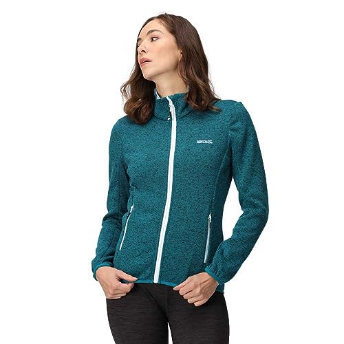 Regatta Womens/Ladies Newhill Marl Full Zip Fleece Jacket (6 US) (Gulfstream/Sea Haze)