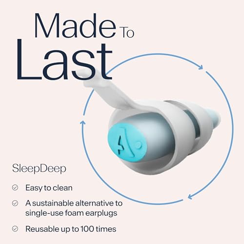 image for Alpine SleepDeep - Soft Ear Plugs for Sleeping and Concentration - New