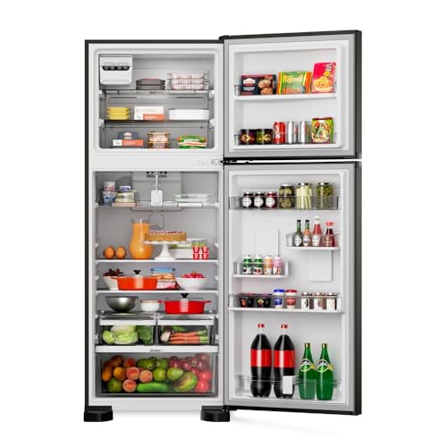 Geladeira Brastemp Eclipse Collection Frost Free Duplex A+++ 461 litros cor Black Inox com tecnologia Turbo Control e Fresh Box 220v
