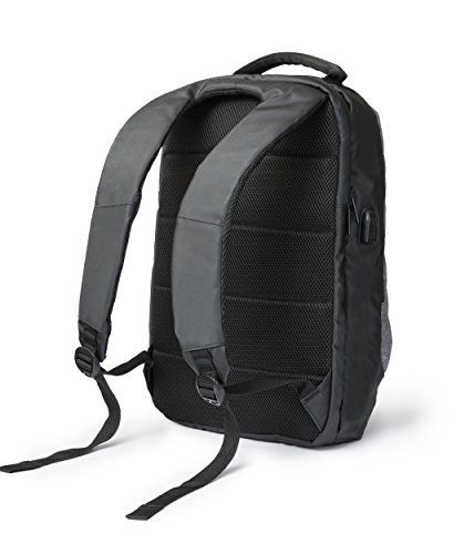 Artix Power Bank Water Resistant Backpack For Laptops And Smart Devices 7000Mah, Lightweight, Multipurpose, Fits Laptops Up To 15.6" (Dark Grey) #TOP2