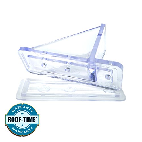 50 Qty Commercial Bulk Pack (Snow Guards, Perfect Seal Gaskets & Screws) - Stop Snow From Sliding Off Your Metal Roof Snow Guard Block Stops Breaks #TOP5