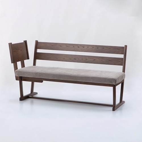 家具の里 ダイニングこたつ用ソファ 138cm幅 横背付き (ブラウン) 木製 ダイニング コタツ ダイニングソファ ソファー おしゃれ オールシーズン 冬物 和風 洋風 節電 エコ 節約 在宅勤務