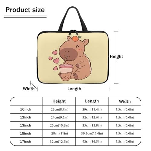 Funda para portátil de 17 pulgadas Suhoaziia neopreno miniatura 6