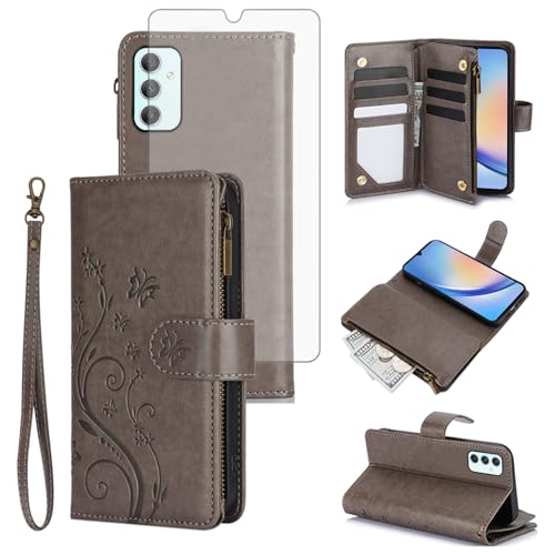 Coque Samsung Galaxy A34 5G antichoc Asuwish YM020 gris mat