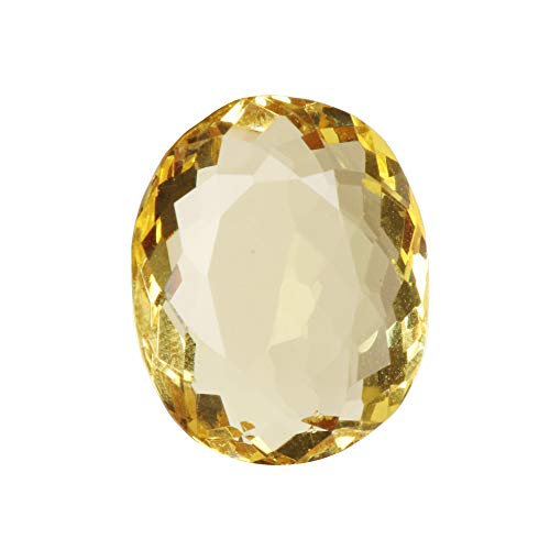 Gemhub Brazilian Yellow Citrine Oval Shape 91.50 Ct Loose Gemstone #TOP27