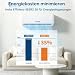 Klimaanlage Split, Kühlung und Heizung, 24000 Btu Split Klimaanlage, Inverter Klimagerät, Wifi & App Klimaanlage Wandmontage, Sehr Leise, Timerfunktion, R32 Kältemittel, Energieeinsparung, bis 120qm